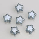 50Pcs/Lot Crystal Star Pendants 8mm Faceted Glass Loose Beads Handmade For Jewelry Diy Making Accessories Wholesale In Bulk