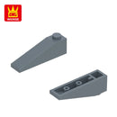 Wange 92Pcs/lot Slope 18°4x1 Roof Block Moc Color Accessories Compatible with 60477 Brick DIY Children's Toy Assembly Parts