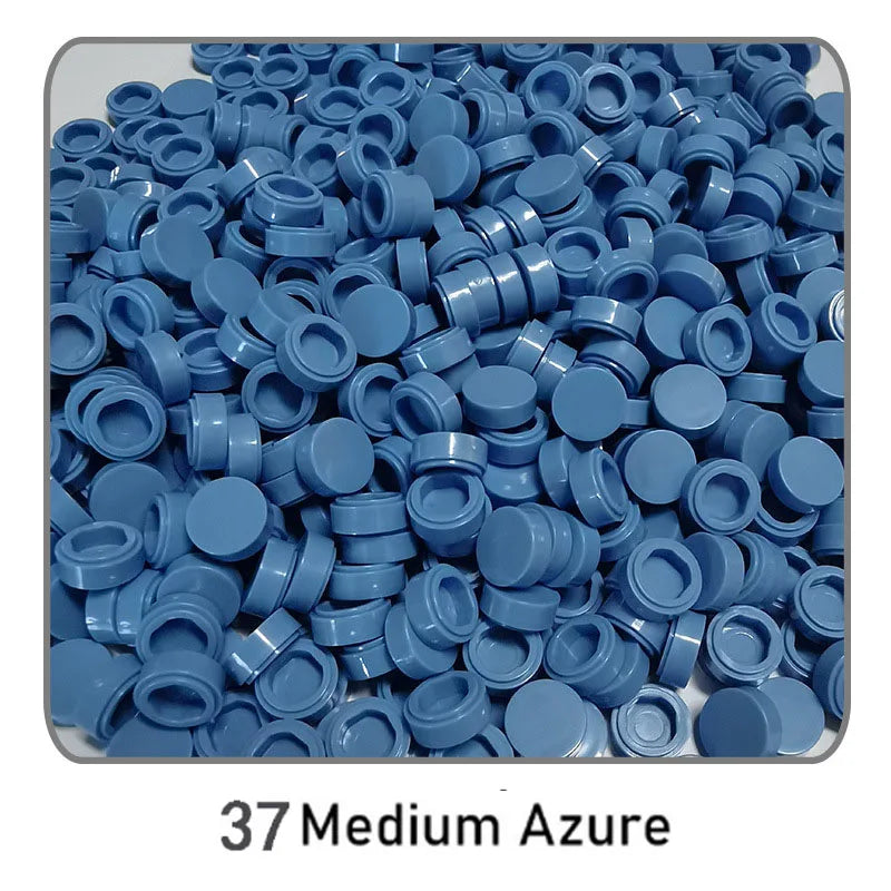 1000pcs DIY Pixel Art Bricks1x1 Round Tile Building Blocks Compatible with 98138 Anime Figure Assemble Toys Gift for Children