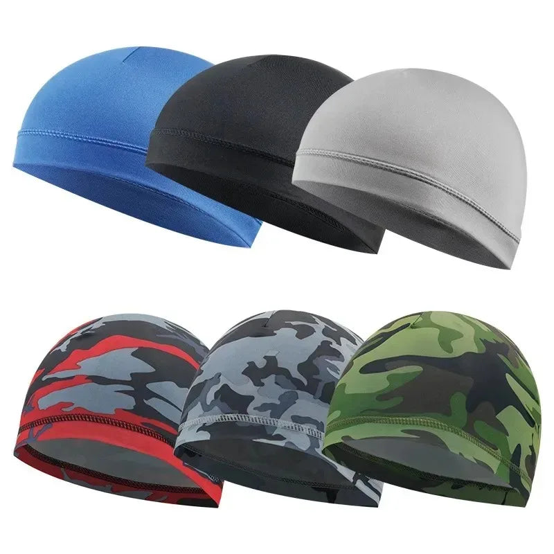 Quick Dry Helmet Cycling Cap Summer Anti-UV Anti-Sweat Sports Hat Motorcycle Bike Riding Bicycle Cycling Hat Unisex Inner Cap