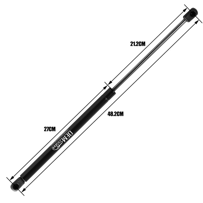 Pair Hood Lift Bonnet Struts Supports Shocks For Dodge Ram 1500 2500 2009 - 2018