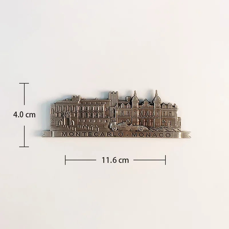 Europe Monaco 3D Fridge Magnets Tourism Souvenir Refrigerator Magnets Sticker Collection Handicraft Decoration Articles
