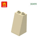 Wange 34Pcs/Lot 30499 2x2x3 Slope Building Block Moc Accessories Compatible with Brick DIY Construction Children Toys Gift Box
