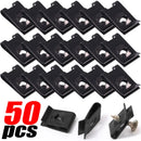 Car Self-Tapping Screws U-Clips Bumper Mudguard Trim Plate Fasteners Automotive Metal U-Clips Auto Bumper Black Clamps
