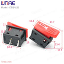 Horn Switch Car Button E-bike Motorcycle Horn Universal Momentary Push Rocker Switch  Plastic 2 Pin Self-reset Red