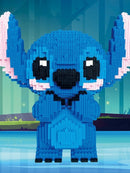 Cute Stitch Building Block Toys Small Particle Bricks DIY 3D Model Assembly Children's Building Block  Toys Birthday Gift