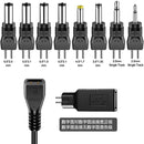 30W Universal Adjustable Power Adapter Charger AC To DC Plug 3V 4.5V 5V 6V 7.5V 9V 12V 2A 2.5A 2500mA Reverse polarity