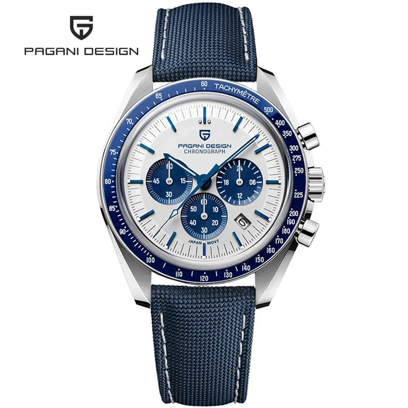 PAGANI DESIGN 2024 New V5 Moon Mens Watches Quartz Watch For Men Chronograph Sapphire Mirror Waterproof Clock Gift Reloj Hombre