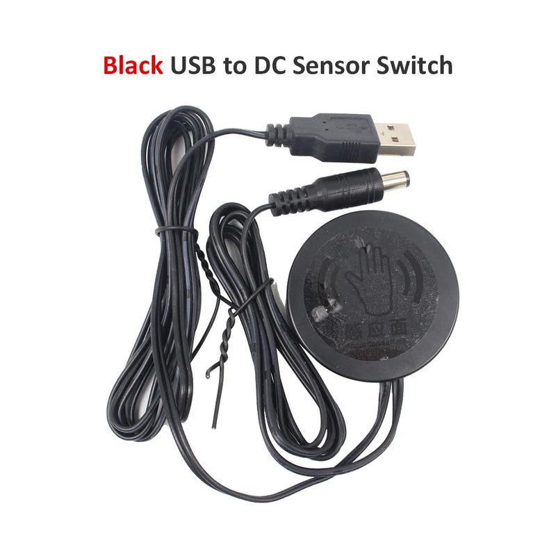 Penetrable 25mm Wooden Motion Sensor Switch 5V 12V 24V Hand Sweep Wireless Touch Dimmer Switch for Furniture Lighting ON/OFF