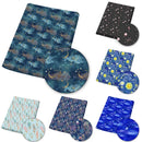 Polyester Cotton Fabric Printed Cloth Fabrics Anime Feather Cloud Sheet For DIY Dress Handbag Quilt Sewing Materials 90*145cm/pc