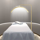 Fosoto 45W FT-Y9 Photography Lamp LED Half-Moon Light Video Golden Light With Floor Stand For Beauty Eyelash Tattoo Makeup