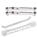 Silver Billet Aluminium REARSUBFRAME BRACE+TIE BAR+Rear Lower Control Arm For Honda Civic EG 92-95 Chassis Parts Accessories