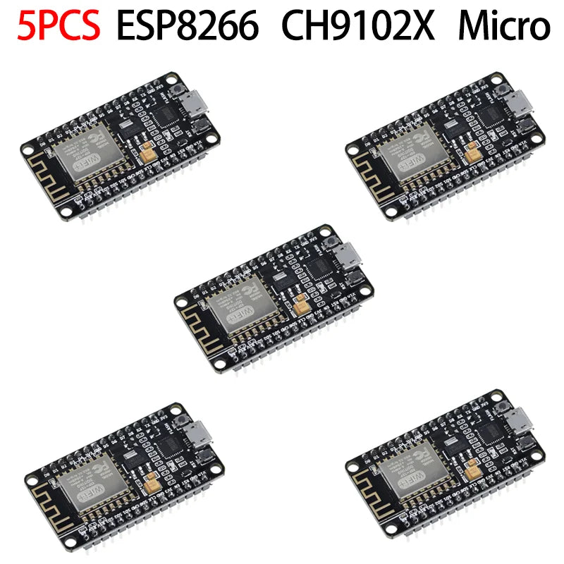 Wireless Module CH340/CP2102/CH9102X NodeMcu V3 V2 Lua WIFI Internet of Things Development Board Based ESP8266 ESP-12E