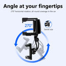 Olaf Rearview Mirror Car Mobile Phone Holder 360° Rotatable Mount Stand in Car For CellPhone Seat Hanging Clip Bracket Support