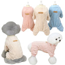 Warm Fleece Dog Jumpsuit Pajamas for Small Medium Dogs Cats Clothes Chihuahua Yorkie Clothing Shih Tzu Coat Pug Poodle Outfits