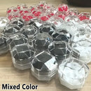 Crystal Transparent Rings Earrings Display Boxes Wedding Ring Packing Jewelry Boxes Valentine's Day Jewelry Organizer Gift Box