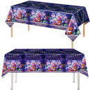 2Pcs Disney Inside Out 2 Party Disposable Tablecloth for Kid Birthday Party Plastic Table Cover Baby Shower Decorations Supplies