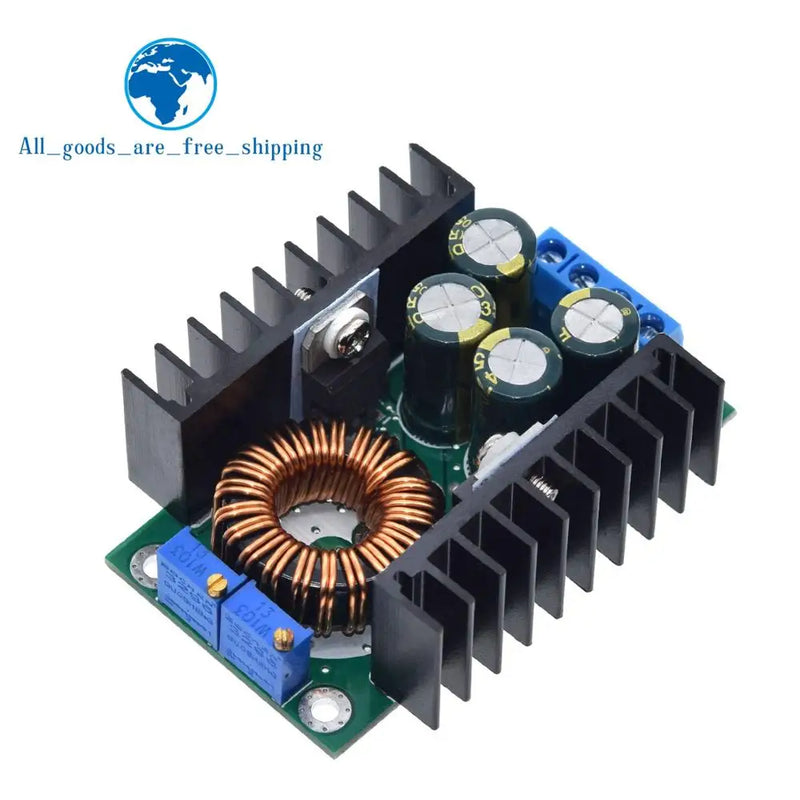 TZT DIY Electric Unit High quality C-D C CC CV Buck Converter Step-down Power Module 7-32V to 0.8-28V 9A 300W XL4016