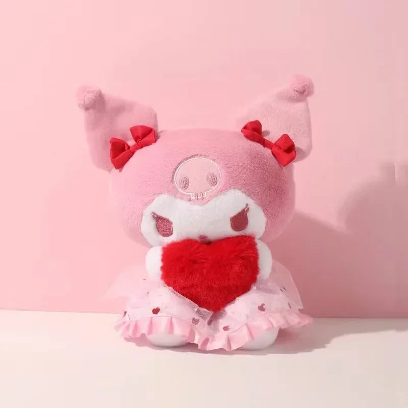 Sanrio Hello Kitty Kuromi Melody Cinnamoroll Stuffed Toys Kawaii Baby Gifts Christmas Stuffed Toys Children Dolls for Kids