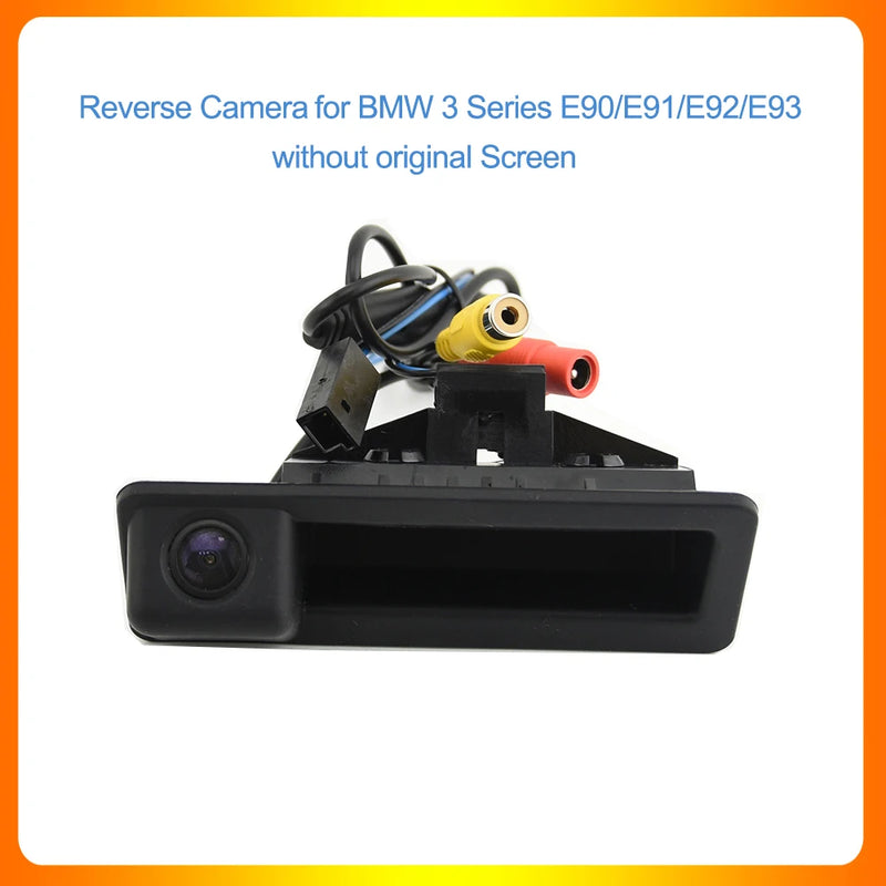 Autotop Revese Camera for BMW E60 E90 E82 E61 X1 E84 X5 E70 E92 E91 3/5 Series E88 E93 with Parking Line Trunk Handle Camera