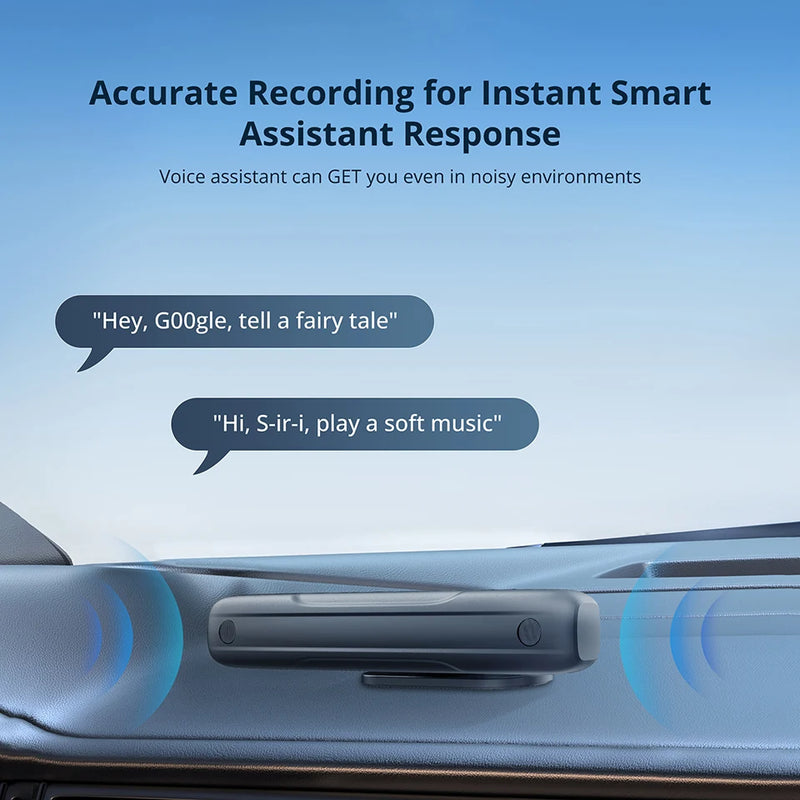 ATOTO AC-MIC20 Car Noise Cancellation Dual Microphone with Clear Voice Commands and Recognition, for X10 Series Car Stereo Radio