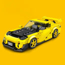 City RX7 Classic Racing Cars Building Sets Creative Bricks KIts JDM Sport Cars Building Blocks Model Gifts for Adult Boys 351pcs