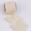 1m/roll Flocking Hand Teared Velvet Ribbon DIY Cake Gift Decoration Wedding Invitation Bracelet Flower Hand Teared Velvet Ribbon