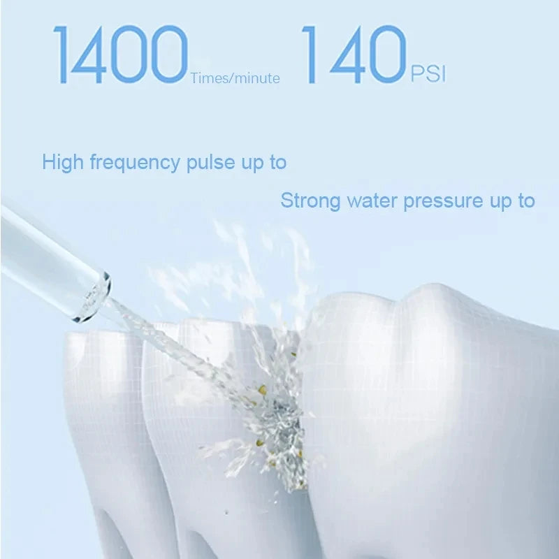 XIAOMI MIJIA Oral Irrigator MEO701 Dental Teeth Whitening Flosser Bucal Tooth Cleaner Water Pick Thread For Teeth Water Tank