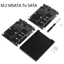 NGFF To SATA 3 HDD Enclosure MSATA SSD Adapter M.2 SATA Protocol Adapter Board