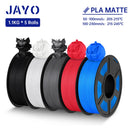 JAYO PLA Matte Filament 1.75MM 3D Printer Filament PLA Series 1.1KG/Roll 5 Rolls/set PETG 3D Printing Material For FDM