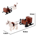 MOC City Series Building Blocks Figure Furniture House Kitchen Medieval Accessories DIY Bricks Set Christmas Toys for Kid Gifts