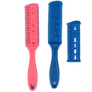 1pc Hair Cutting Comb Hair Brushes With Razor Blades Hair Trimmer Cutting Thinning Tool Barber Tool Hair Salon Barber Comb