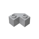 Gobricks 10PCS Building Blocks 2x2 Brick 45 degrees compatible with 87620 Ｃhildren's  toys Assembles Small Particle Parts Brick