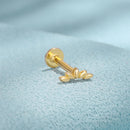 ROXI 925 Silver Smooth Single Row Earring Horse Eye Geometric CZ Earrings For Bride Women Simple Daily Wear Jewelry orecchini