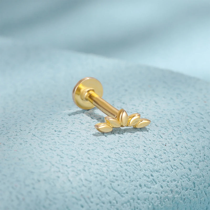 ROXI 925 Silver Smooth Single Row Earring Horse Eye Geometric CZ Earrings For Bride Women Simple Daily Wear Jewelry orecchini