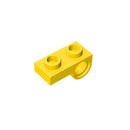 Gobricks 10PCS Bricks Plate Modified 1 x 2 with Pin Hole on Bottom compatible with lego 18677 28809 pieces of children's toys