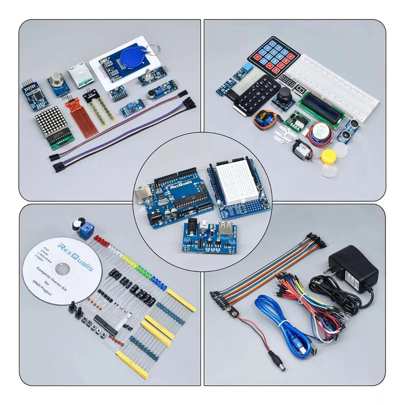 Most Complete Starter Kit for Arduino un0 R3 STEM Projects with Servo Most Complete Electrnoics Starter Kit LEDs for Arduino IDE
