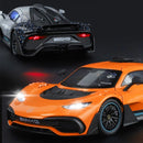 1:18 Benzs One Alloy Sports Car Model Diecasts Metal Concept Racing Vehicles Car Model Sound and Light Simulation Kids Toys Gift