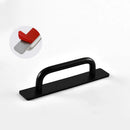 Adhesive Cabinet Handles Self Stick Drawer Pulls Stick On Handle Black Cabinet Pulls No Drilling Push Pull Helper For Kitchen