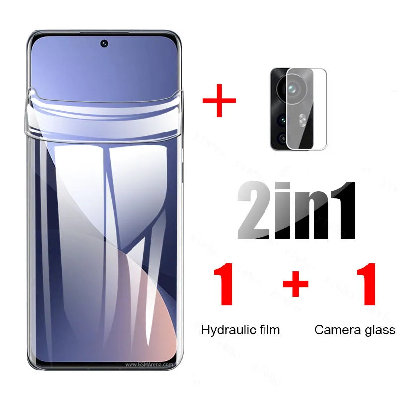 Hydrogel Film For Xiaomi 12 Pro Full Screen Protector Xiomi 12X Mi12 T Mi 12Pro 5G Soft Protective Film Camera Tempered Glass