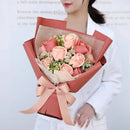 Soap Flower Bouquet Valentine's Day Gifts Creative Rose Soap Flower Mothers Day Gift Rose Soap Flower Creative Fake Flower Decor