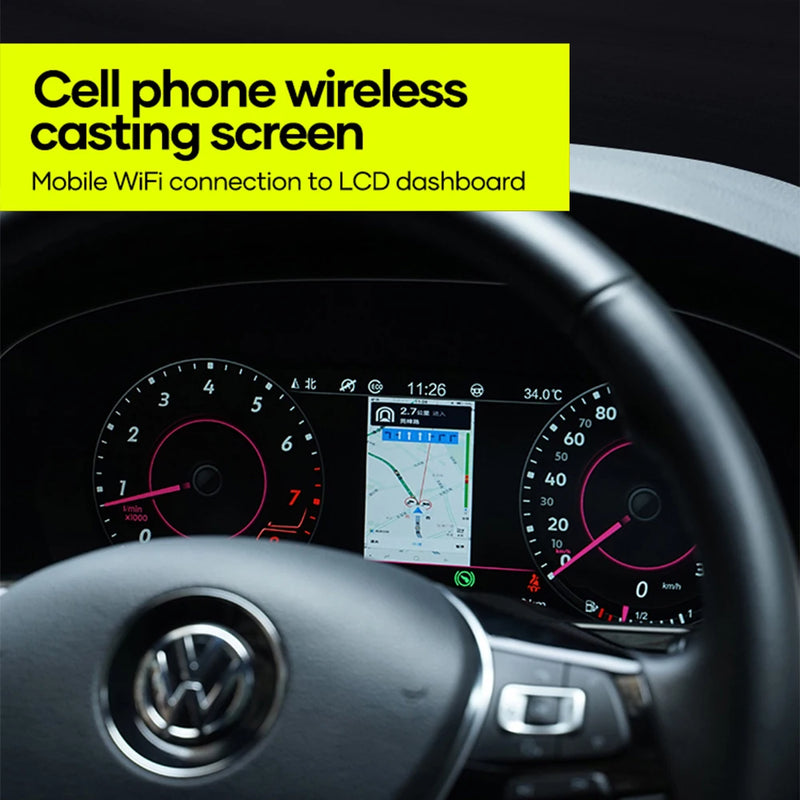 Wowuseful 10.25 Lcd Digital Dashboard Cluster For VW Variant Caddy Touran T6 EOS Sharan Golf 5 Virtual Instrument Paneel Cockpit