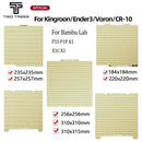 Honeycomb PEI Build Plate 184/220/235/257/310/315mm For Bambu Lab P1P/P1S/X1/X1C/X1E/A1 mini For Ender Voron K1 Max 3D Printer