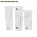 WBBOOMING Plastic Sealed Cans Kitchen Storage Box Transparent Food Canister Keep Fresh New Clear Container In Different Capacity