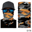Camouflage Cycling Face Mask Scarf Neck Gaiter Men Seamless Bandana Women Headband Balaclava Tube Face Shield