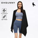 Ohsunny Multifunctional Beach Towel Summer Fashion Shawl Sun Protection Breathable Cover-Ups UPF2000+  Women Outdoors Traveling