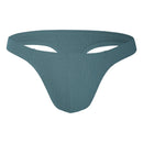 11  SolidColor Male's Briefs Bikini Style Cotton Pit Cloth Single Layer Crotch Simple Men's Underwear (Thong)