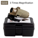 G33 G43 G45 Sight Fixed 3X 5X Magnifier Scope With Switch to Side Quick Detachable QD Mount For Airsoft Hunting