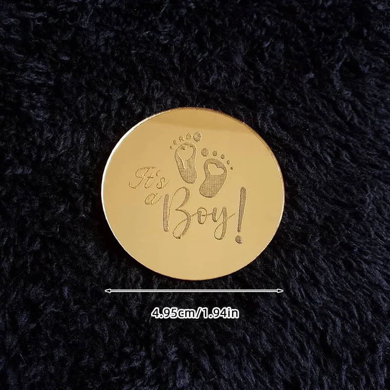 Acrylic Baby Cake Topper Weekend Decoration Welcome Baby Shower Supplies Party Decorations Gender Reveal Oh Baby Cake Decoration