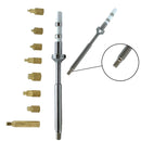 TS Heat Insert Nut Iron Tip 3D Implanted Hot Melt Brass Nut Pressure Head Brass kit for TS100 TS101 PTS200 PTS201 Soldering Iron